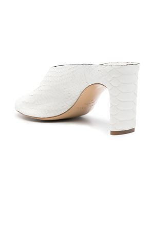 Tenerife 85mm leather mules DEL CARLO | 11725BIANCO